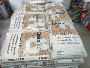 cleanfire doug fir pellets